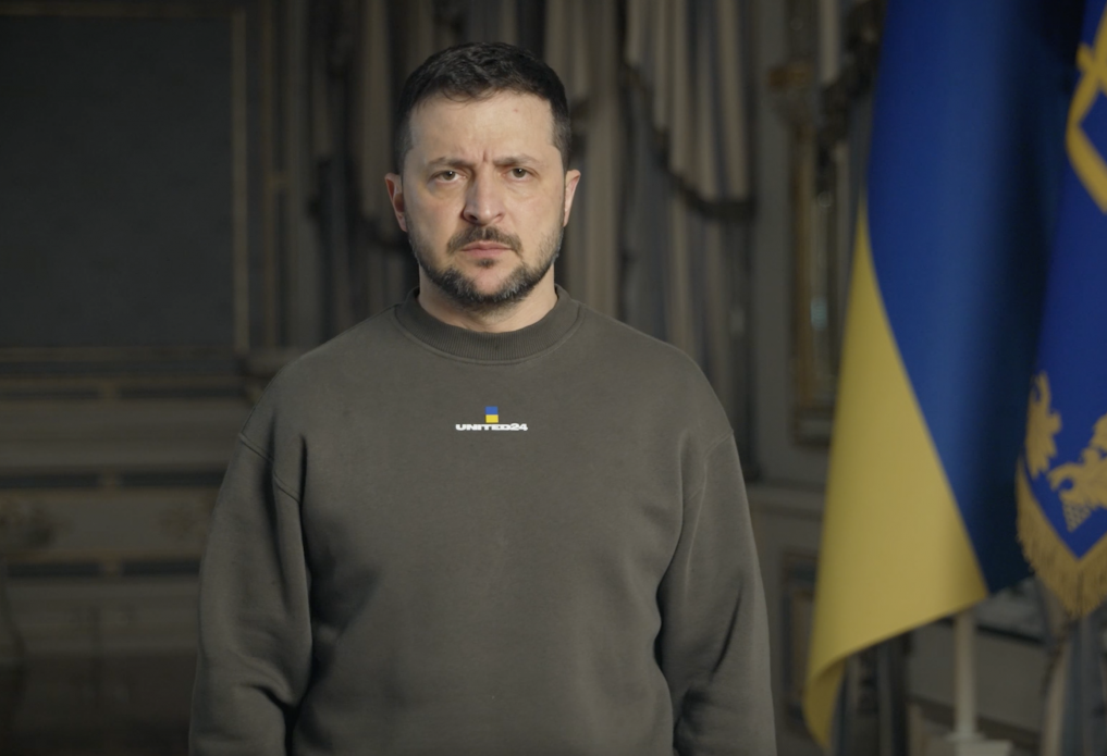 Tổng thống Ukraine Volodymyr Zelensky.