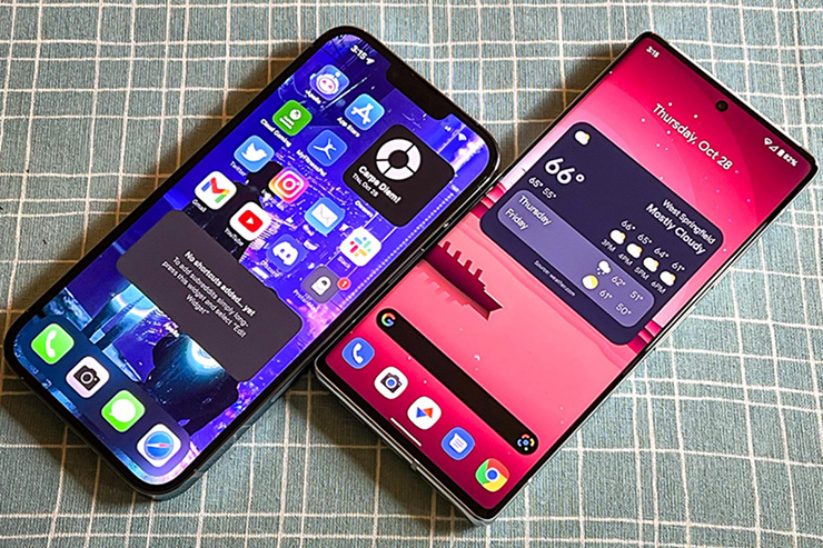iPhone vẫn vượt trội trên thị trường trước sự vươn lên của Android.