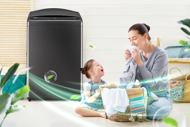 Làm nên thương hiệu với hệ sinh thái các sản phẩm ứng dụng trí tuệ nhân tạo, LG tiếp tục tiên phong cho ra mắt máy giặt lồng đứng ứng dụng AI, tăng thêm sự lựa chọn phong phú cho người dùng.