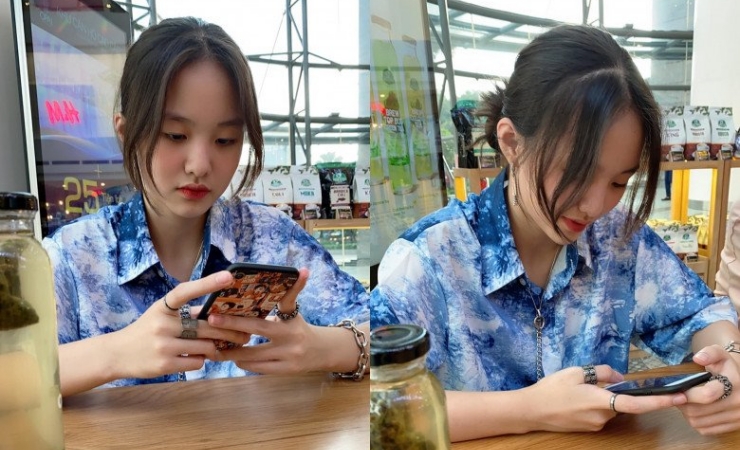 Huệ Anh có đam mê thể thao giống mẹ và thường giành được giải cao trong các hội thi của trường hay quận.
