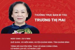 [Infographic] Chân dung Thường trực Ban Bí thư Trương Thị Mai