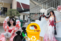 Bạn trẻ - Cuộc sống - Phong trào thời trang tái chế đang "viral" tại trường học bất ngờ nhận về tranh cãi
