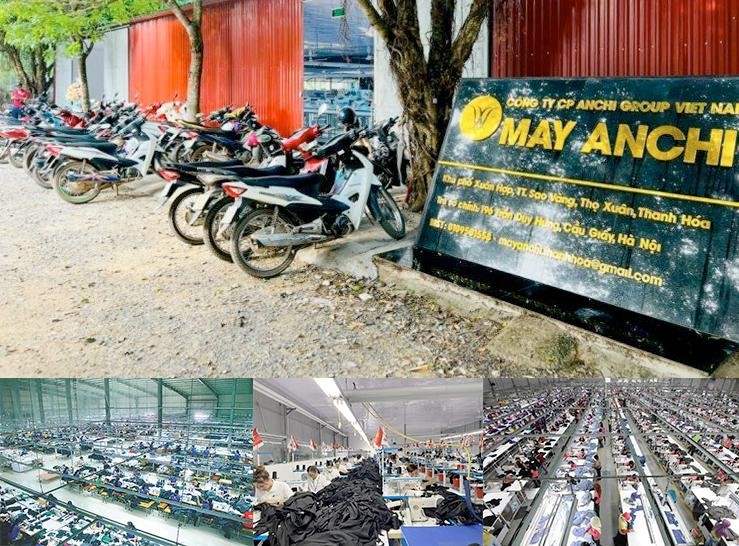 Nhà máy sản xuất của ANCHI tại Thọ Xuân, Thanh Hóa