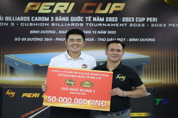 Thể thao - “Giáo sư bi-a” Quốc Nguyện tung siêu phẩm mãn nhãn vô địch giải quốc tế Peri Cup