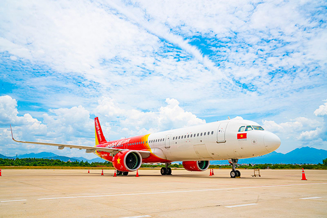 Vietjet mở đường bay đầu tiên Cần Thơ-Vân Đồn để kết nối hai vùng kinh tế trọng điểm. Ảnh: Vietjet
