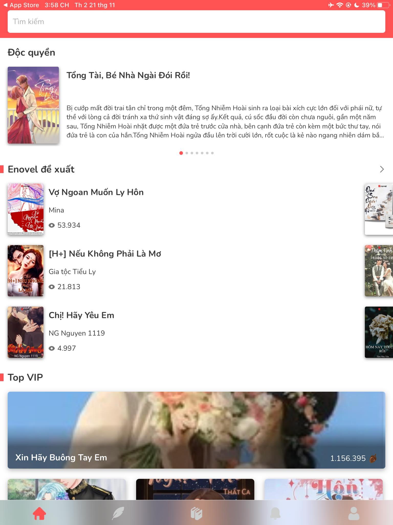 Đọc truyện online với Enovel - Thế giới truyện ngôn tình với nhiều tác phẩm nổi bật - 5