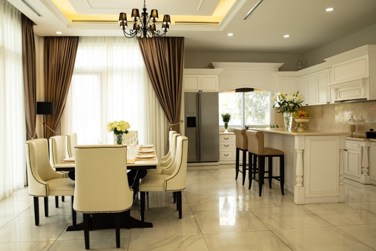 "Cô thủ môn tội nghiệp" sống viên mãn trong biệt thự 800 m2 phong cách Châu Âu - 8