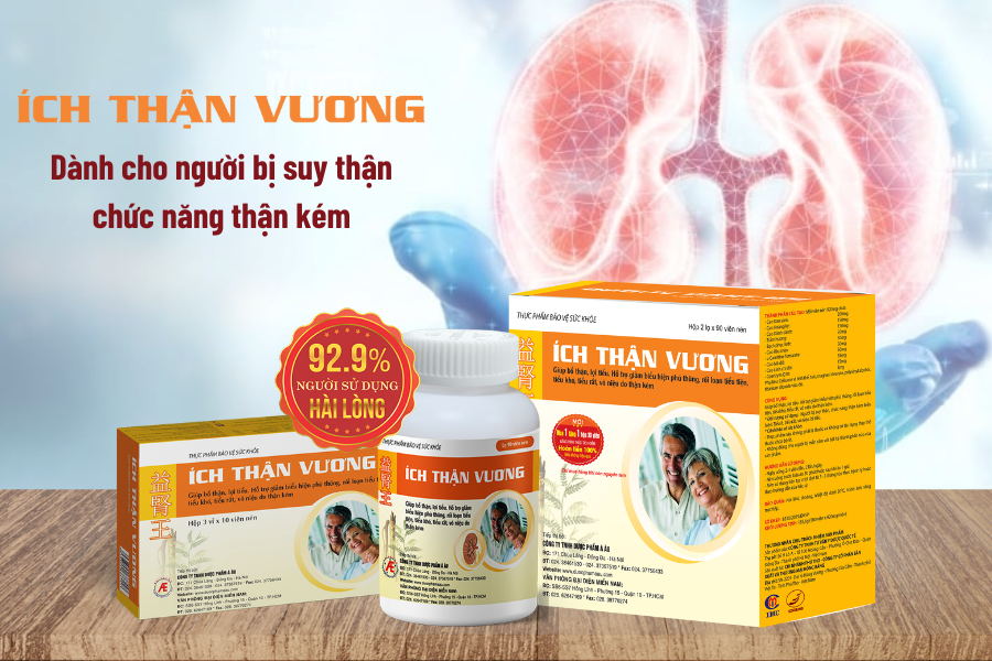 Sản phẩm Ích Thận Vương giúp cải thiện tình trạng suy thận&nbsp;rất tốt