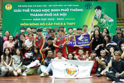 Thể thao - Nóng nhất thể thao tối 31/3: Các nhà vô địch giải bóng rổ học sinh Hà Nội lộ diện