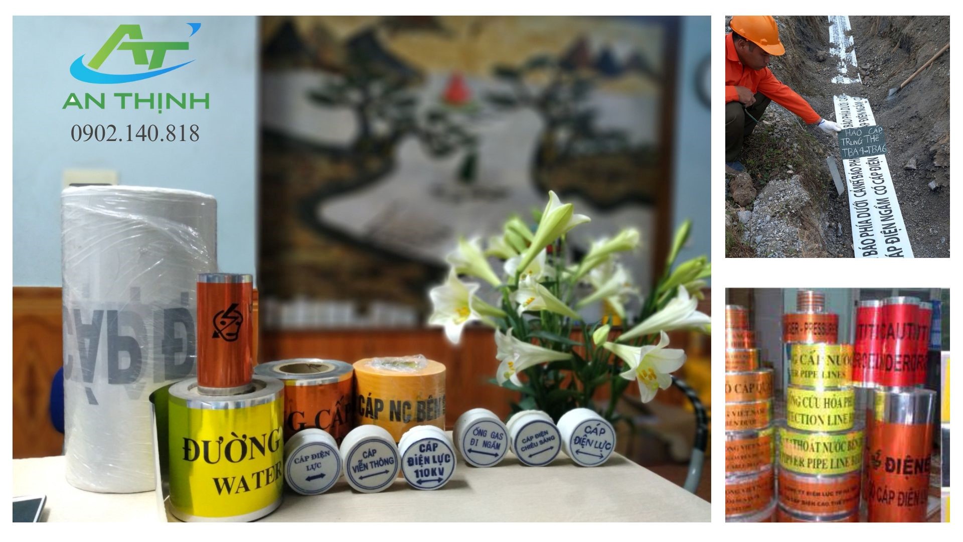 Công ty cung cấp đa dạng mẫu mã các sản phẩm băng cảnh báo