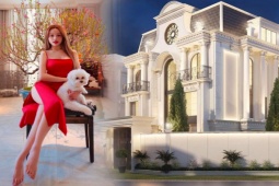 Đời sống Showbiz - Biệt thự của dàn hot girl Việt: Huyền Baby sống sang chảnh trong "lâu đài" 100 tỷ đồng
