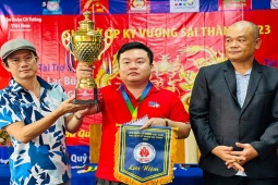 Thể thao - Hà Văn Tiến vô địch giải cờ úp Kỳ Vương Sài Thành