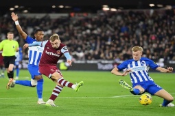 Bóng đá - Video bóng đá West Ham - Brighton: Lép vế toàn tập, “người nhện” siêu đẳng (Ngoại hạng Anh)