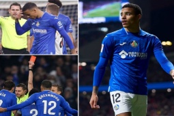 Bóng đá - Greenwood và 2 đồng đội nhận thẻ đỏ, Getafe thua sốc trận đầu năm ở La Liga