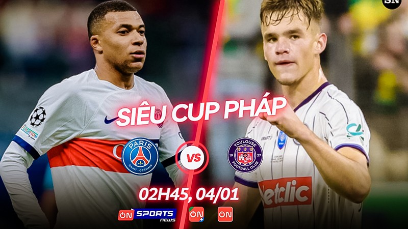 Siêu cup Pháp, PSG - Toulouse: Danh hiệu đầu tiên của mùa giải sẽ thuộc về ai? - 1