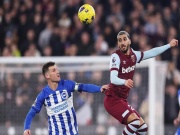 Bóng đá - Trực tiếp bóng đá West Ham - Brighton: Bất lực trong những phút bù giờ (Ngoại hạng Anh) (Hết giờ)