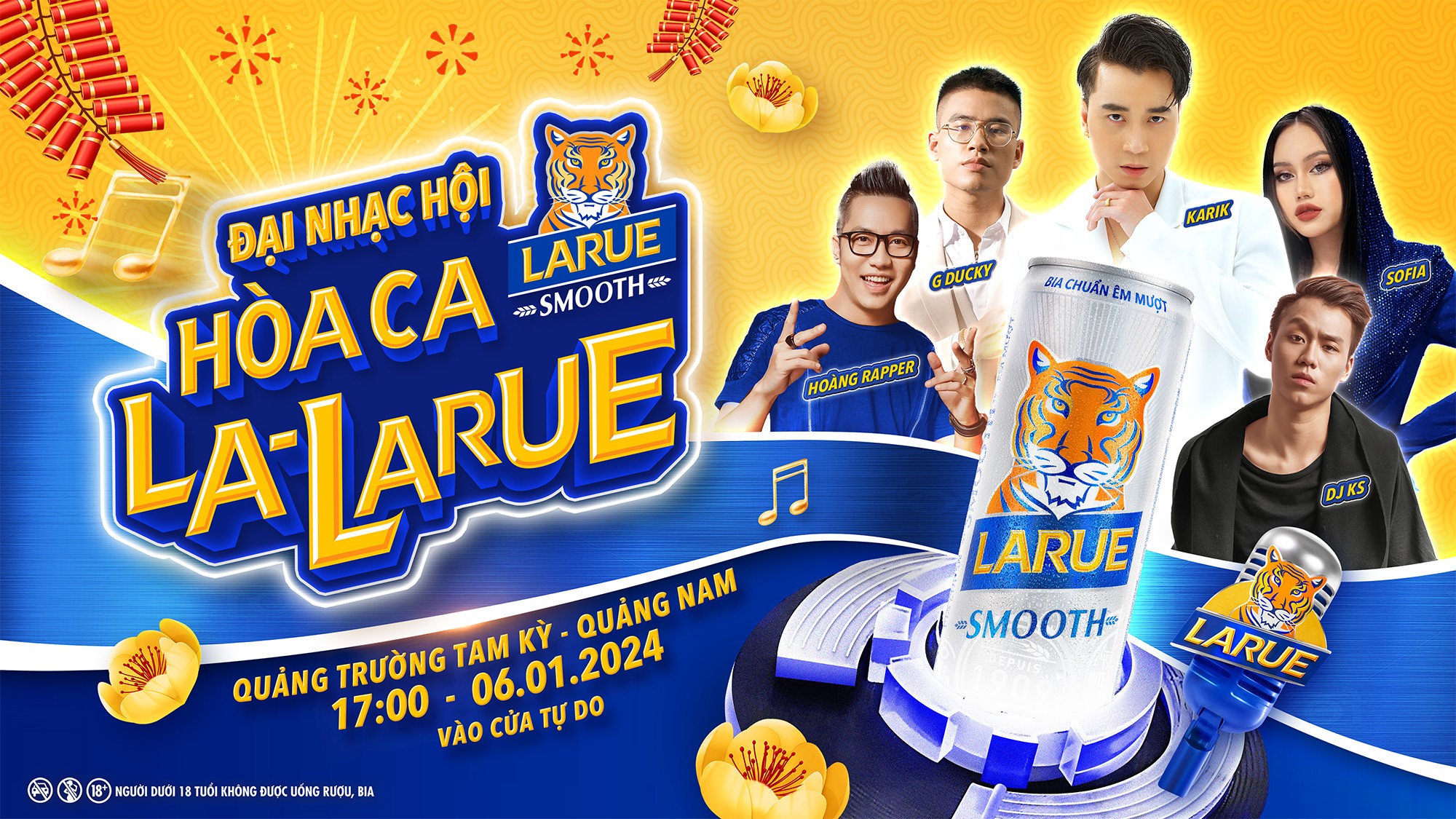 “Đại nhạc hội hòa ca La- Larue” sẽ tiếp tục được tổ chức tại các tỉnh thành khác trong tháng 1/2024.