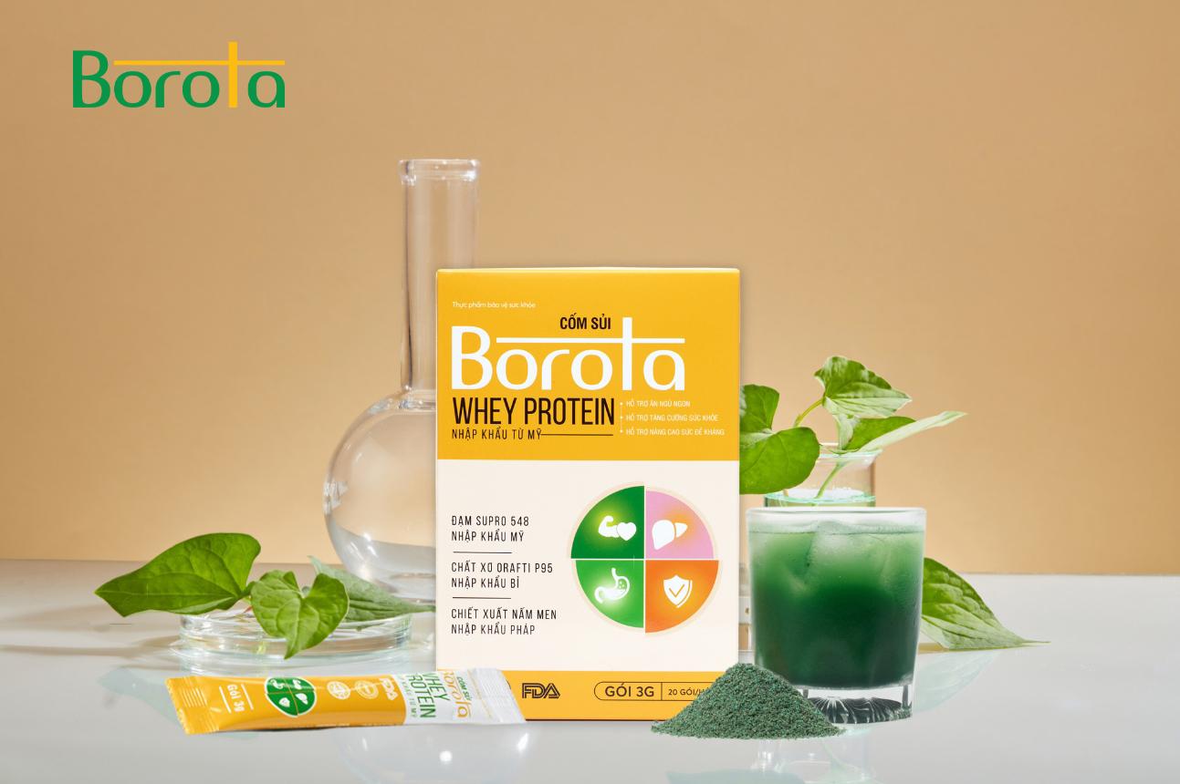 Cốm sủi hỗ trợ ăn ngon, ngủ ngon Borota - Bí quyết cải thiện cân nặng cho người gầy nguyên liệu Hoa Kỳ - 1