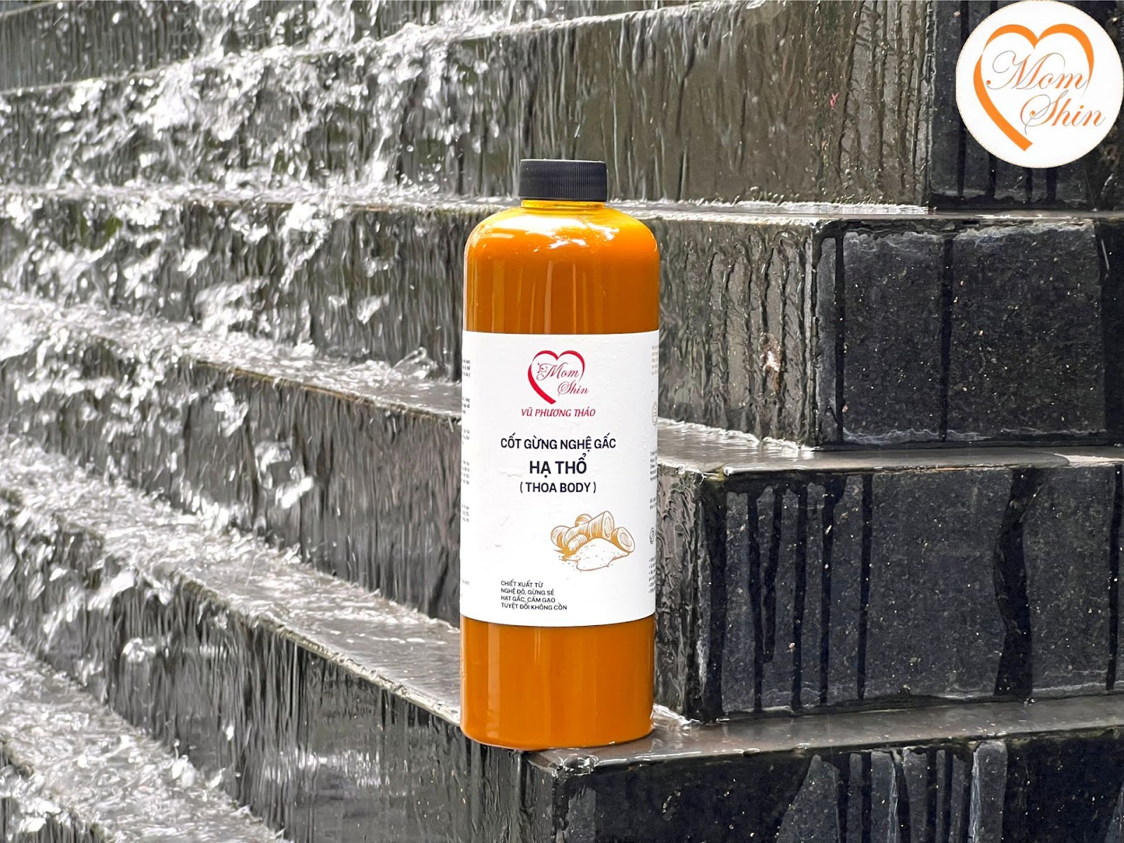 Cốt gừng nghệ gấc hạ thổ Mom Shin giúp mẹ bỉm “lột xác" sau sinh - 2