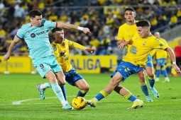 Video bóng đá Las Palmas - Barcelona: Vỡ òa phút 90+3, ngược dòng kịch tính (La Liga)