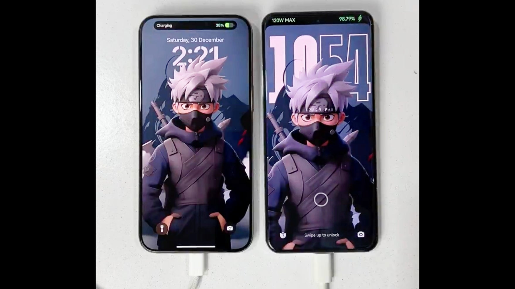 Xiaomi 14 và iPhone 15 Pro rất giống nhau.