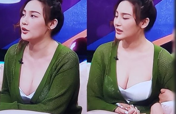 Nữ MC xinh đẹp mặc hở quá đà trên sóng truyền hình bị phản ứng gay gắt - 6