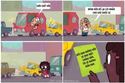 Tông xe vào người ta mà còn thái độ
