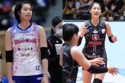Thể thao - Thanh Thúy bị chấn thương ở giải bóng chuyền Nhật, Kiều Trinh hâm nóng trận đấu tại Thái Lan