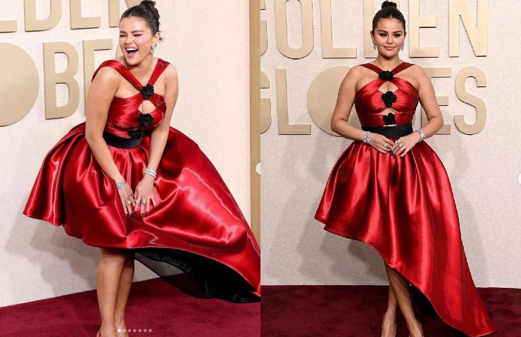 Selena Gomez là một trong những cô béo được ví von là đẹp nhất Hollywood. Vừa qua, nữ diễn viên đã nhận được nhiều chú ý khi khoe dáng đầy đặn tại thảm đỏ Quả Cầu Vàng 2024. 
