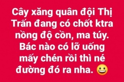 Báo chốt CSGT đo nồng độ cồn, nữ công nhân Hải Dương bị phạt 5 triệu đồng