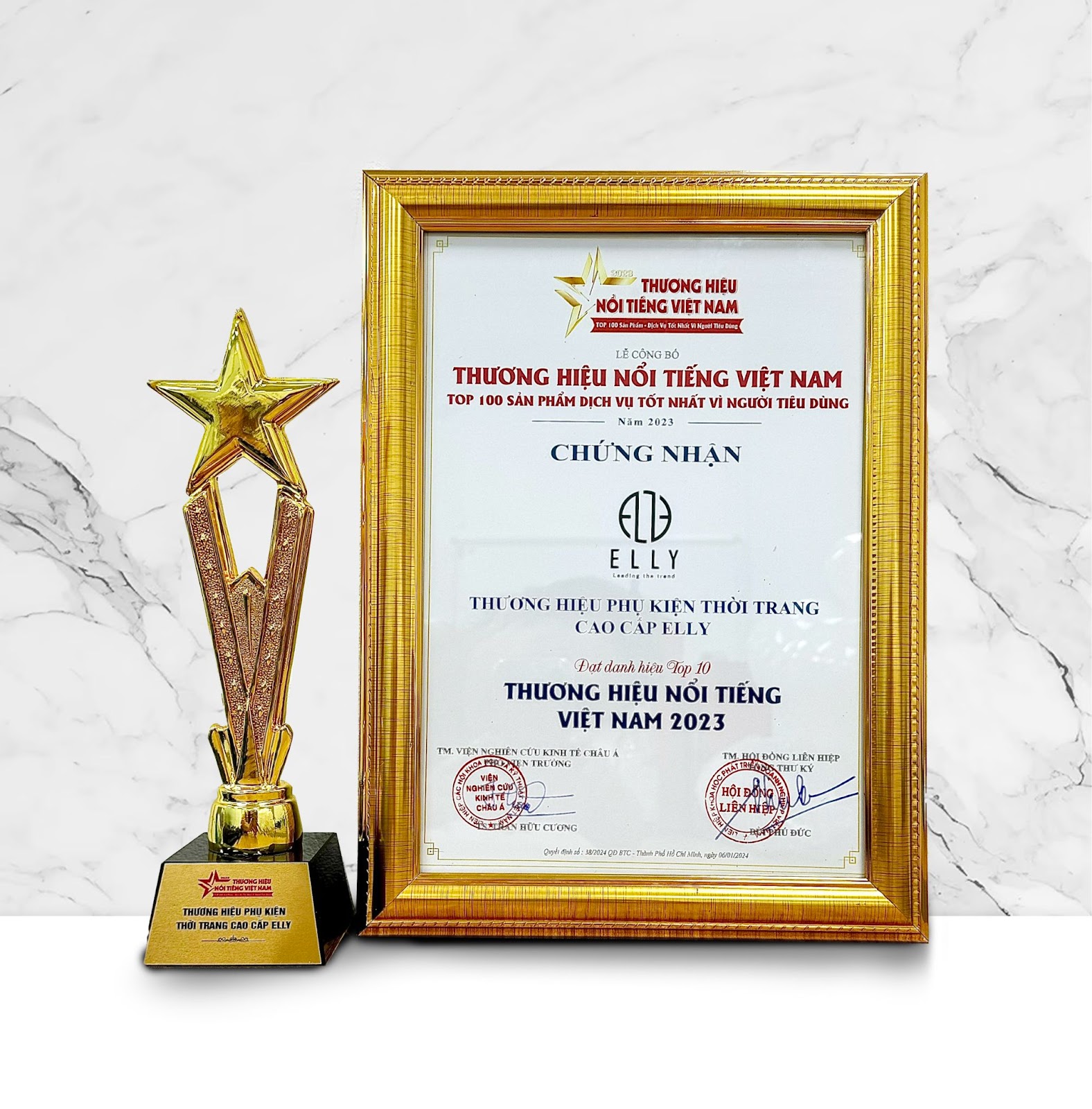 ELLY - Top 10 thương hiệu nổi tiếng Việt Nam 2023 - 2