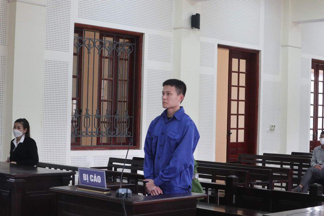 Bị cáo Nguyễn Tuấn Anh tại phiên tòa