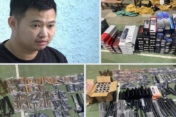 Pháp luật - Phát hiện hàng nghìn viên đạn, linh kiện lắp ráp súng