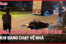 Giao thông - Đô thị - Đang chạy xe về nhà, người đàn ông ngã xuống đường tử vong
