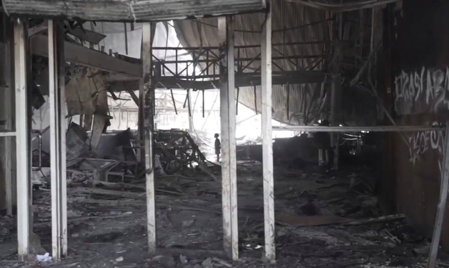 Một cửa hàng ở thủ đô Port Moresby bị phá tan hoang ngày 10/1. (Ảnh: AP)