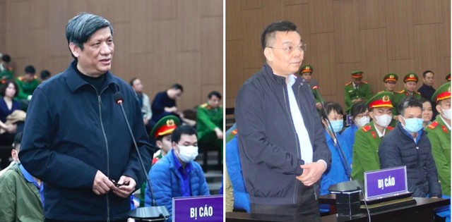 Hai cựu bộ trưởng Nguyễn Thanh Long (bìa trái) và Chu Ngọc An
