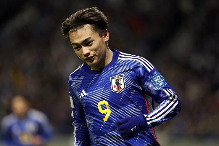Ayase Ueda, tiền đạo có phong độ ghi bàn tốt nhất của tuyển Nhật Bản trong năm 2023