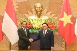 Tin tức trong ngày - Chủ tịch Quốc hội Vương Đình Huệ hội kiến Tổng thống Indonesia