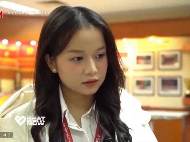 Bạn trẻ - Cuộc sống - Lên sóng VTV1, gái xinh trường Bách Khoa được mệnh danh "vẻ đẹp tri thức"