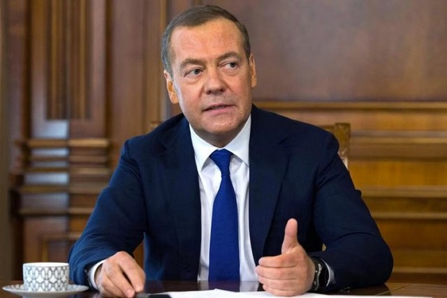 Phó Chủ tịch Hội đồng An ninh Nga Dmitry Medvedev. Ảnh: Reuters.