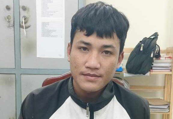 Nghi phạm tại cơ quan công an. Ảnh: CA