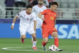 Bóng đá - Trực tiếp bóng đá Trung Quốc - Tajikistan: Trung Quốc ghi bàn không được công nhận (Asian Cup) (Hết giờ)