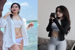 Thời trang - Bạn gái tiền đạo Mạnh Dũng phản pháo khi bị chê mặc phản cảm tập gym