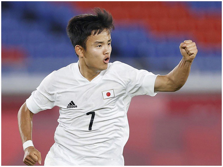 Takefusa Kubo là ngôi sao sáng giá của đội tuyển Nhật Bản.