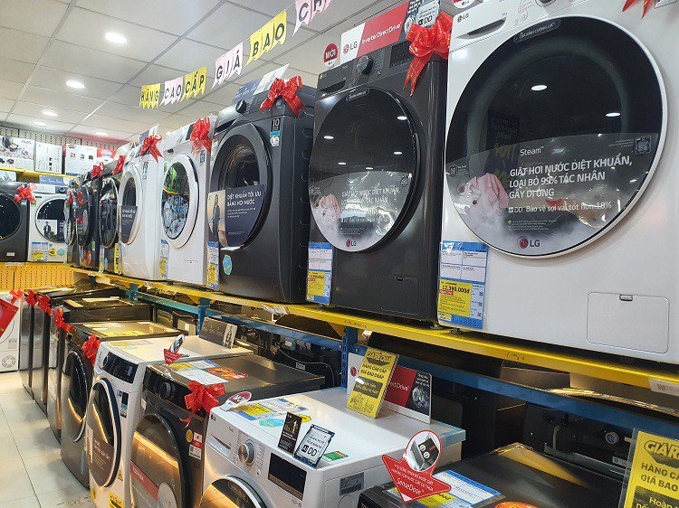 Nhiều mã máy giặt giảm gần 90%