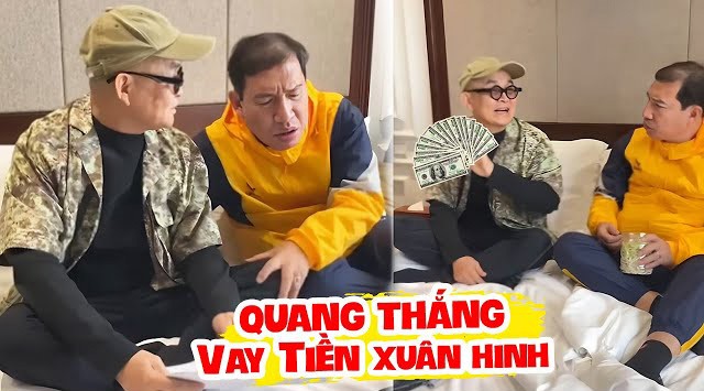 Video Quang Thắng vay tiền Xuân Hinh đang "gây bão" trên mạng xã hội.