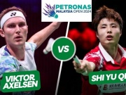 Thể thao - Nóng nhất thể thao trưa 14/1: Axelsen thua Shi Yu Qi ở bán kết cầu lông Malaysia Open