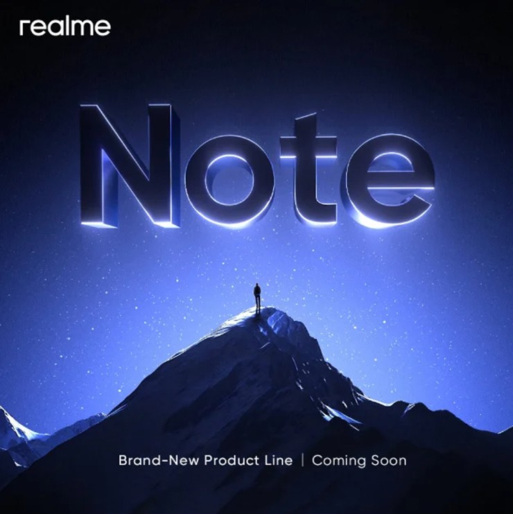 Realme bất ngờ hé lộ chiếc smartphone “Note” đầy bí ẩn
