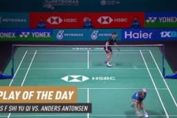 Thể thao - VĐV 1m88 như "có mắt sau lưng", làm SAO cầu lông Trung Quốc chóng mặt