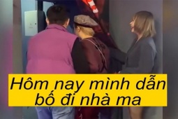 Clip hài hước - Cùng con gái vào nhà ma, ông bố có phản ứng "bá đạo"